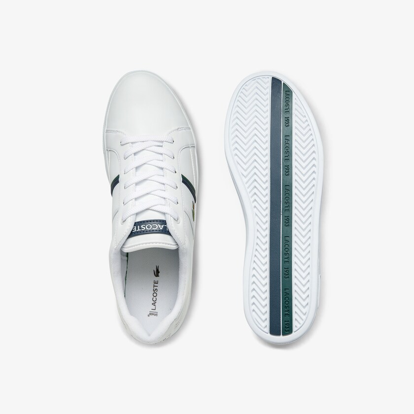 Sapatilhas Branco Masculino Lacoste Europa Leather TI5-67226A5