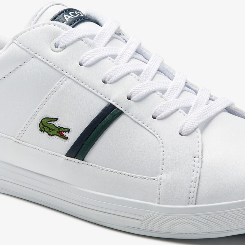 Sapatilhas Branco Masculino Lacoste Europa Leather TI5-67226A5