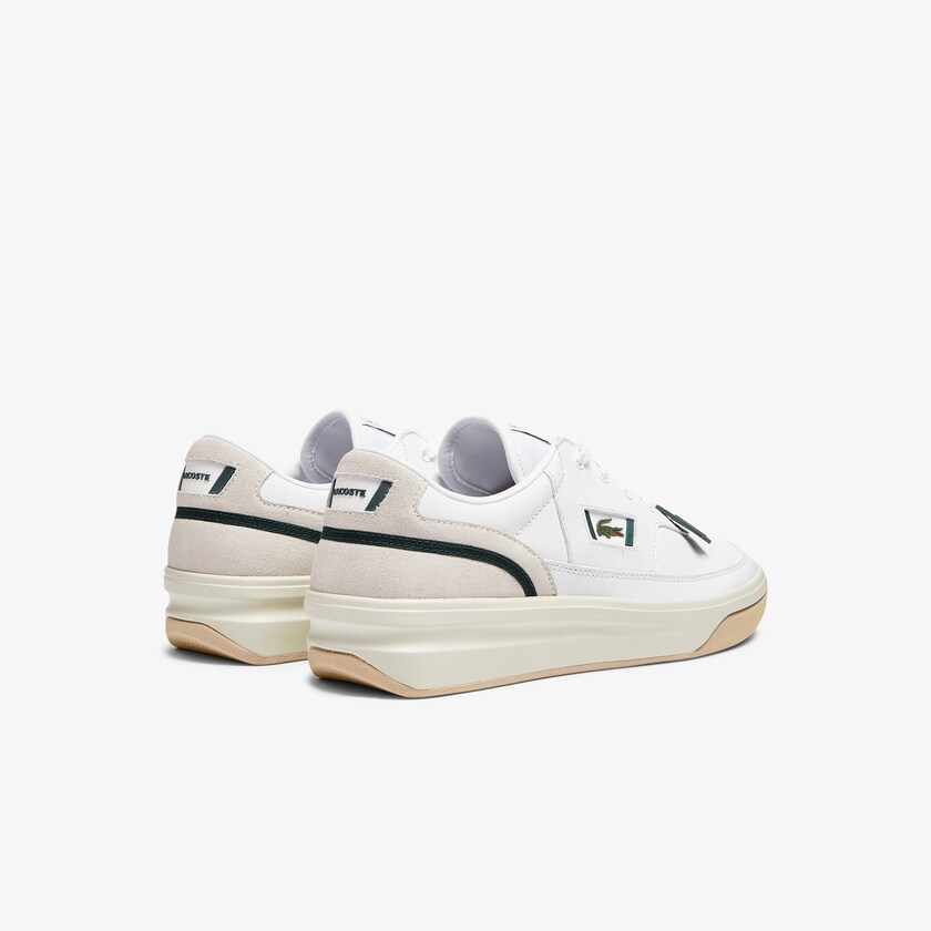 Sapatilhas Branco Masculino Lacoste G80 Leather and Suede UN2-34923D3