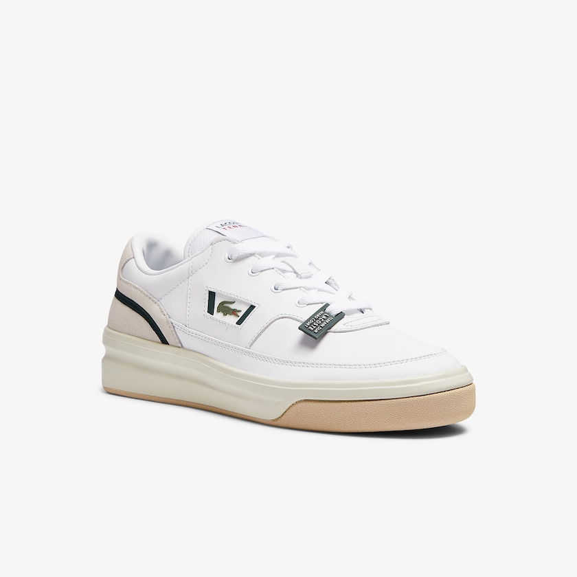 Sapatilhas Branco Masculino Lacoste G80 Leather and Suede UN2-34923D3