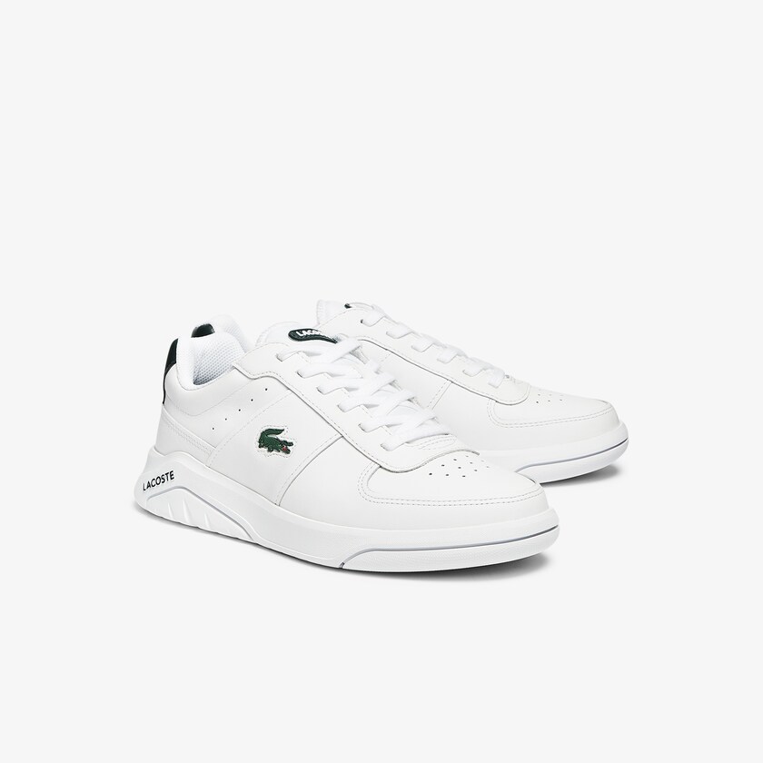 Sapatilhas Branco Masculino Lacoste Game Advance Leather FL4-02940G6
