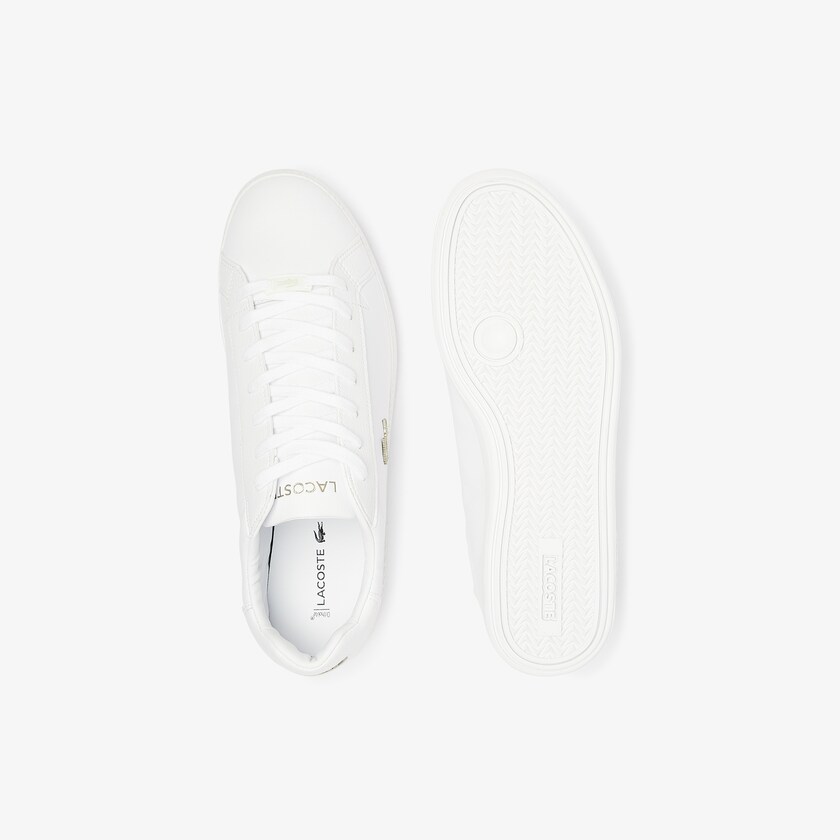 Sapatilhas Branco Masculino Lacoste Graduate Leather and Synthetic YW7-54935P0