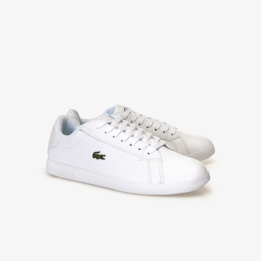 Sapatilhas Branco Feminino Lacoste Graduate Tonal Leather BH1-93249E1