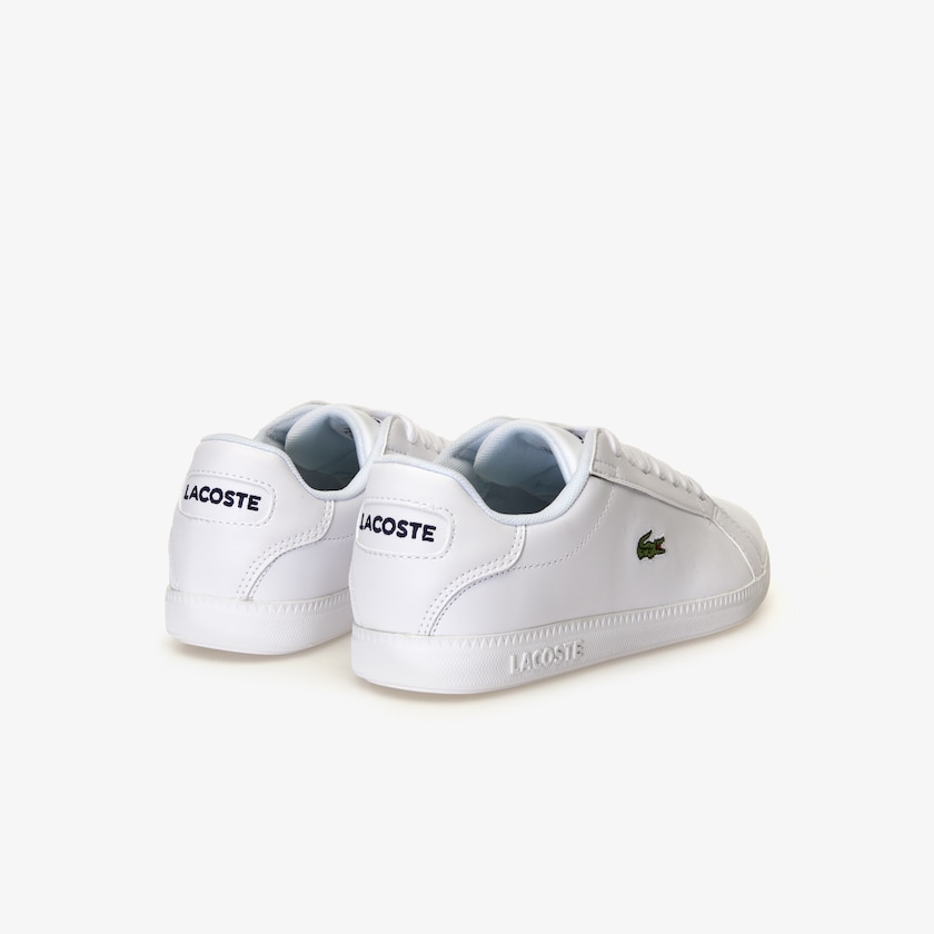 Sapatilhas Branco Feminino Lacoste Graduate Tonal Leather BH1-93249E1