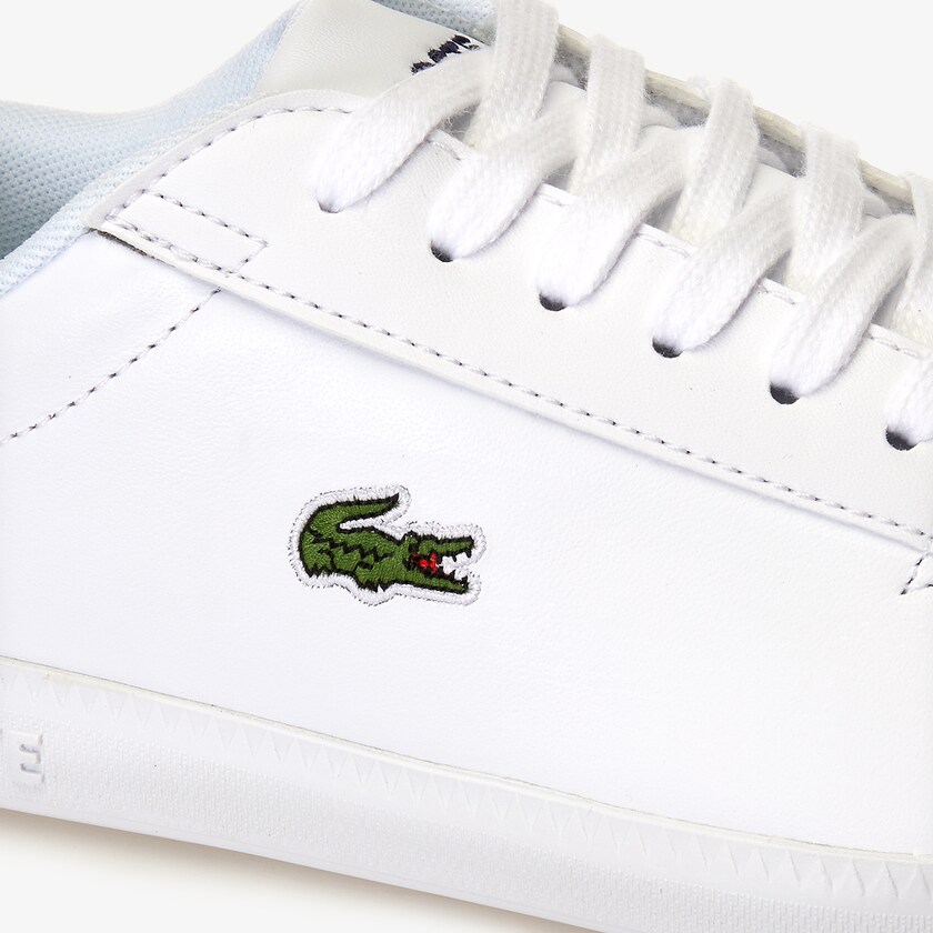 Sapatilhas Branco Feminino Lacoste Graduate Tonal Leather BH1-93249E1