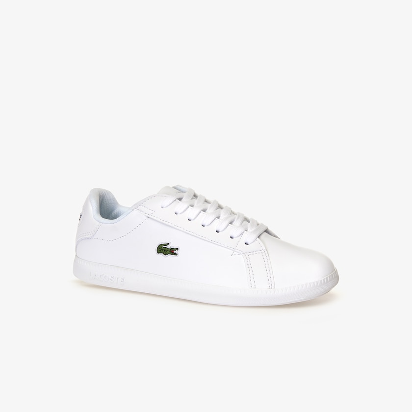 Sapatilhas Branco Feminino Lacoste Graduate Tonal Leather BH1-93249E1