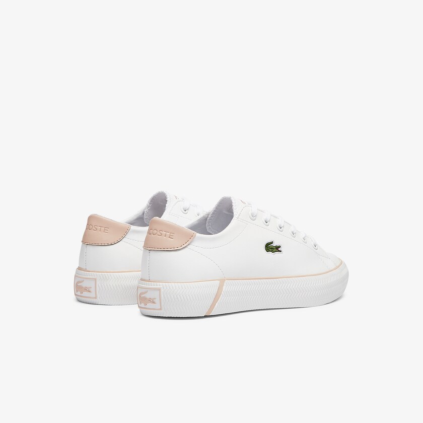 Sapatilhas Branco Rosa Feminino Lacoste Gripshot BL Leather and Synthetic NB2-81888U0