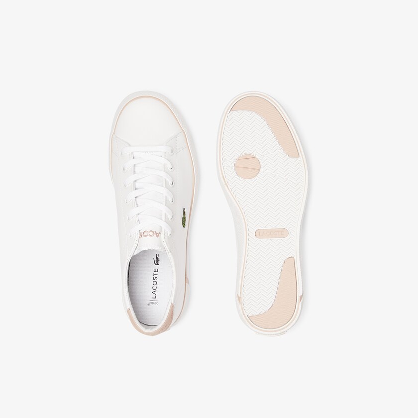 Sapatilhas Branco Rosa Feminino Lacoste Gripshot BL Leather and Synthetic NB2-81888U0
