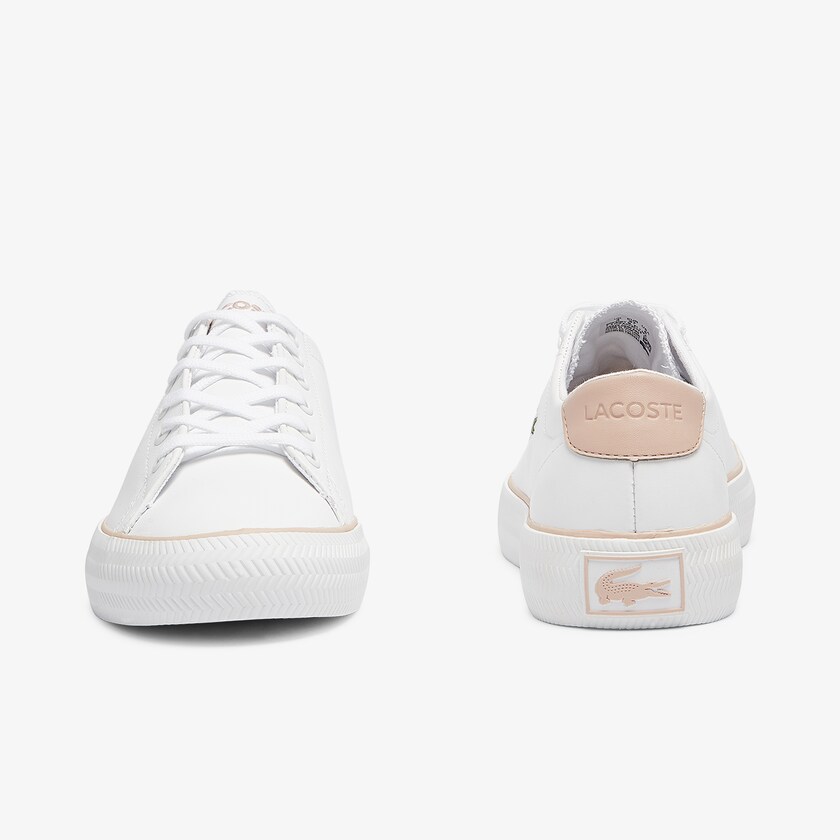 Sapatilhas Branco Rosa Feminino Lacoste Gripshot BL Leather and Synthetic NB2-81888U0