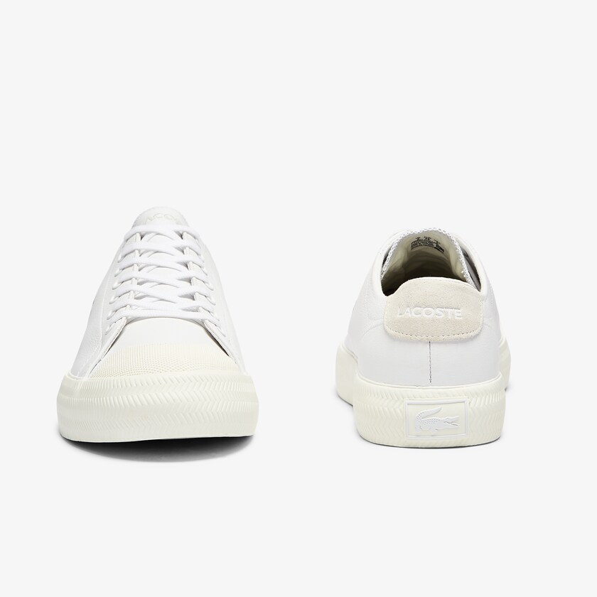 Sapatilhas Branco Cinzentas Masculino Lacoste Gripshot Leather OA7-86078O8
