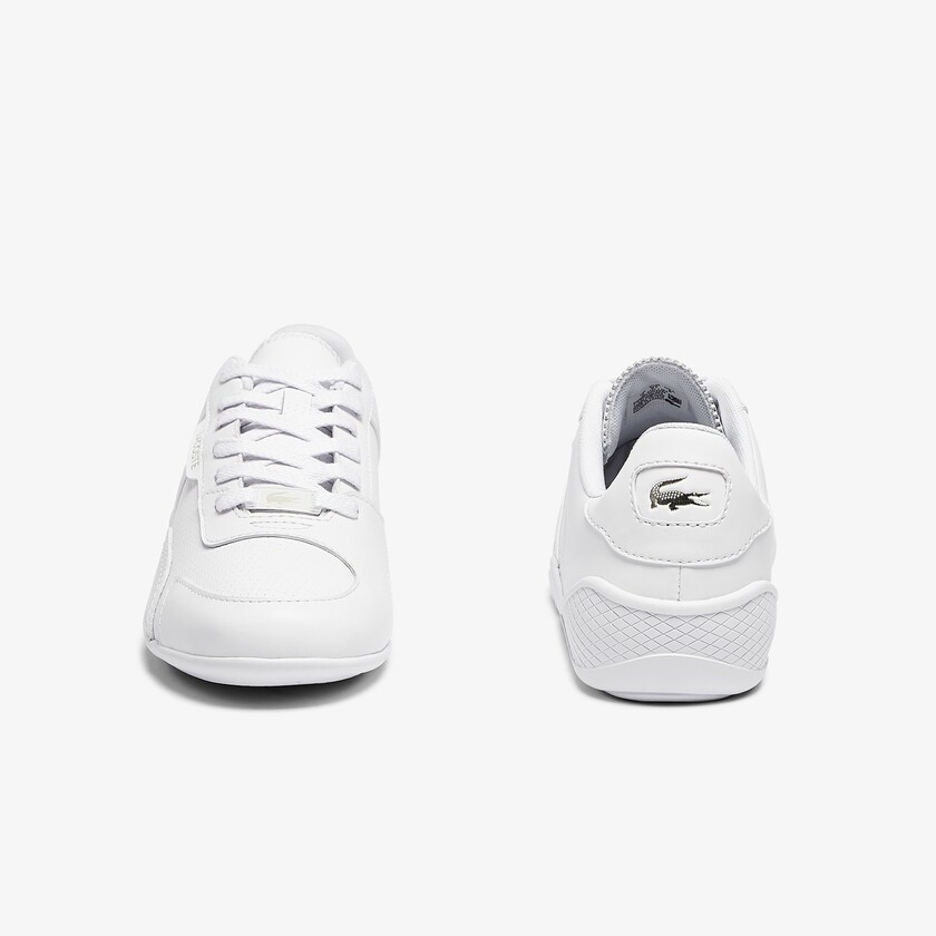 Sapatilhas Branco Feminino Lacoste Hapona Leather and Synthetic WA3-02340F6