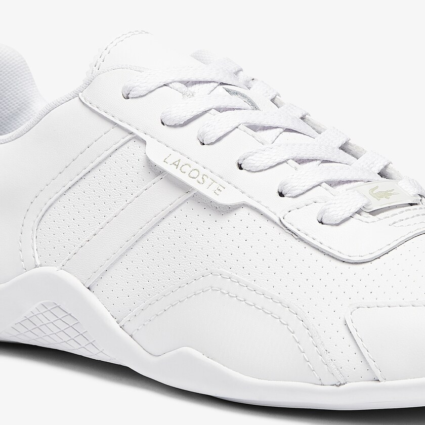 Sapatilhas Branco Feminino Lacoste Hapona Leather and Synthetic WA3-02340F6