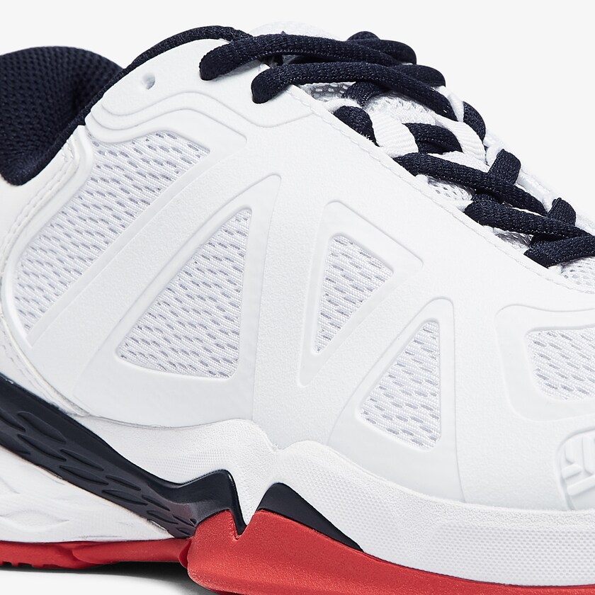 Sapatilhas Branco Coral Feminino Lacoste LC Scale II Textile XZ8-55795O4