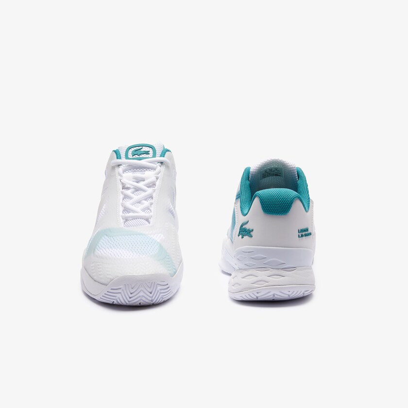 Sapatilhas Branco Turquesa Masculino Lacoste LC Scale L20 Textile and Synthetic OG6-97449L7