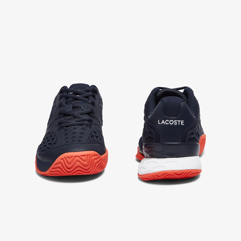 Sapatilhas Azul Marinho Vermelhas Criança Lacoste LC Scale Roland Garros Textile WK1-32763J5