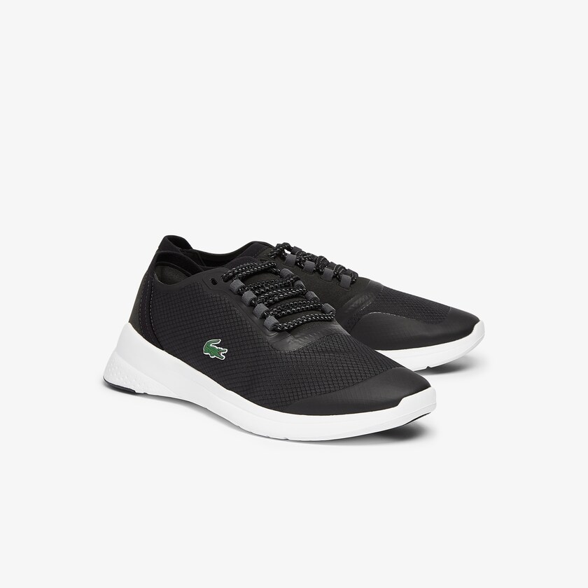 Sapatilhas Pretas Branco Feminino Lacoste LT Fit Synthetic and Textile OP1-31083E1