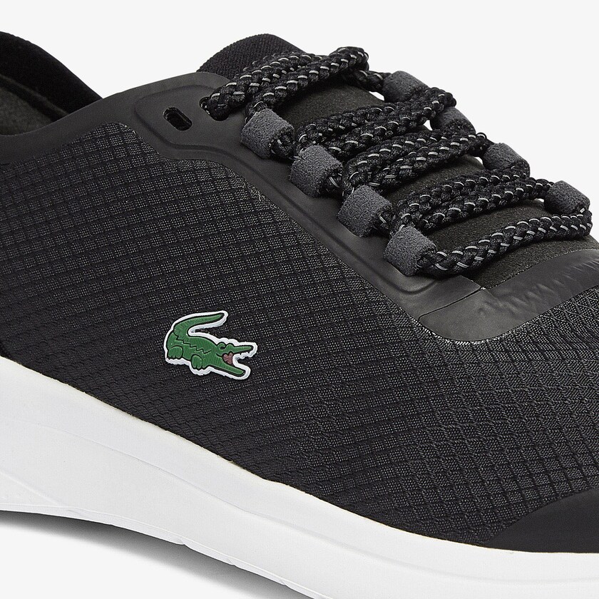 Sapatilhas Pretas Branco Feminino Lacoste LT Fit Synthetic and Textile OP1-31083E1