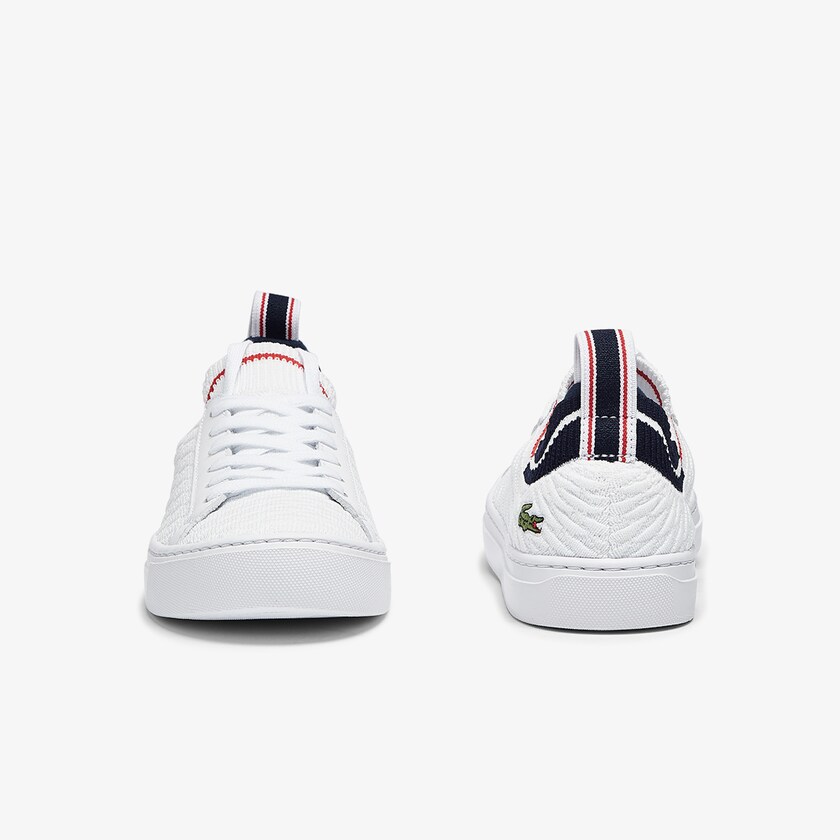 Sapatilhas Branco Bege Feminino Lacoste La Piquée Textile GQ5-60536S8