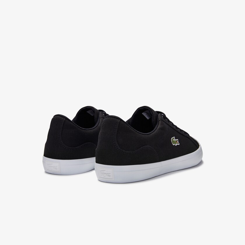 Sapatilhas Pretas Masculino Lacoste Lerond Canvas ML8-99749M1