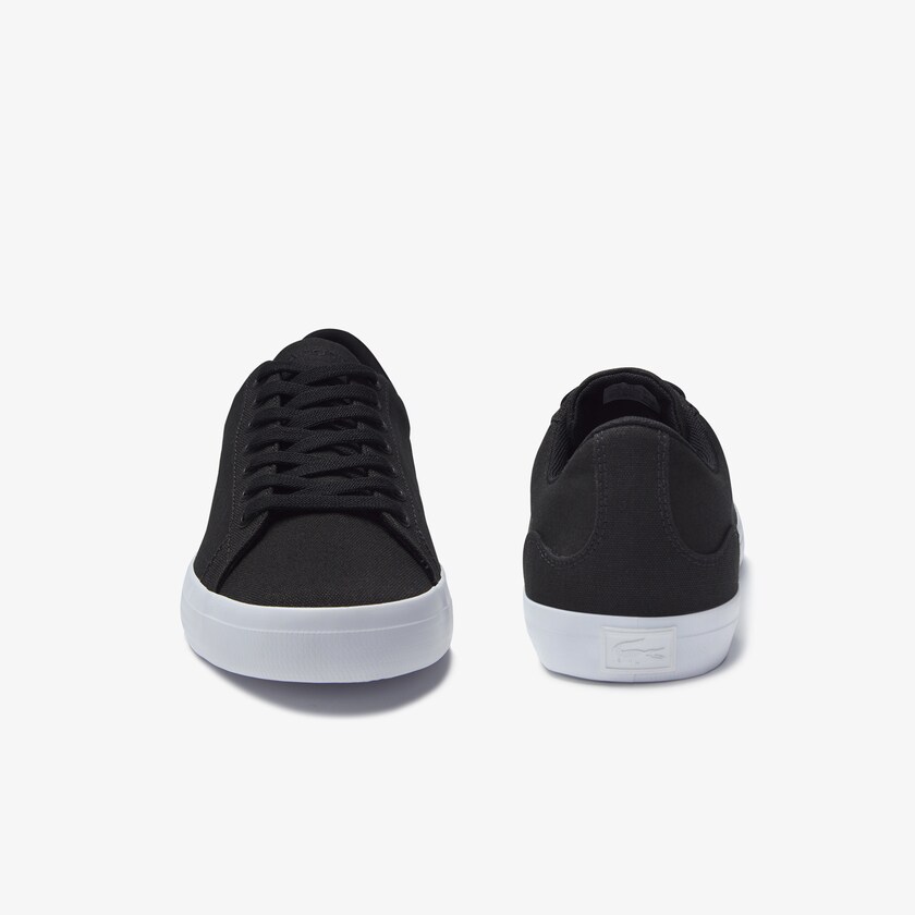 Sapatilhas Pretas Masculino Lacoste Lerond Canvas ML8-99749M1