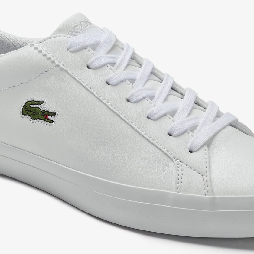 Sapatilhas Branco Masculino Lacoste Lerond Leather GF5-73007Q5