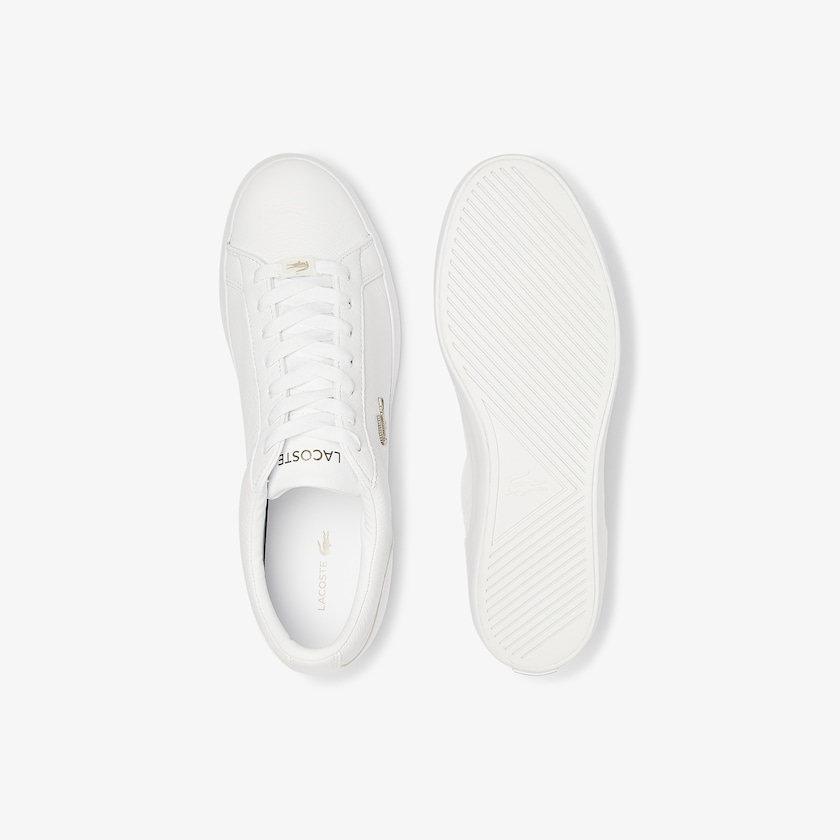 Sapatilhas Branco Masculino Lacoste Lerond Leather and Synthetic EY4-32383X3