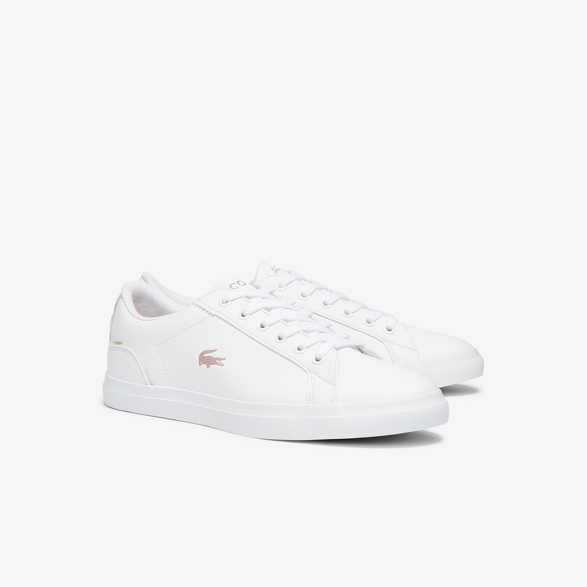 Sapatilhas Branco Rosa Criança Lacoste Lerond Synthetic Iridescent HG0-98499Z0