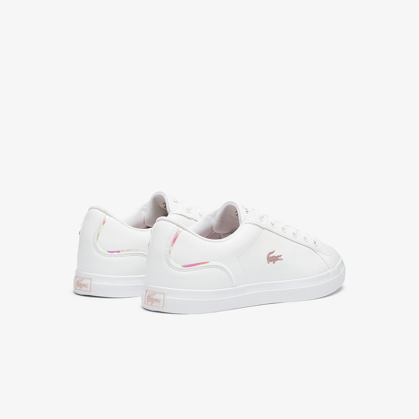 Sapatilhas Branco Rosa Criança Lacoste Lerond Synthetic Iridescent HG0-98499Z0