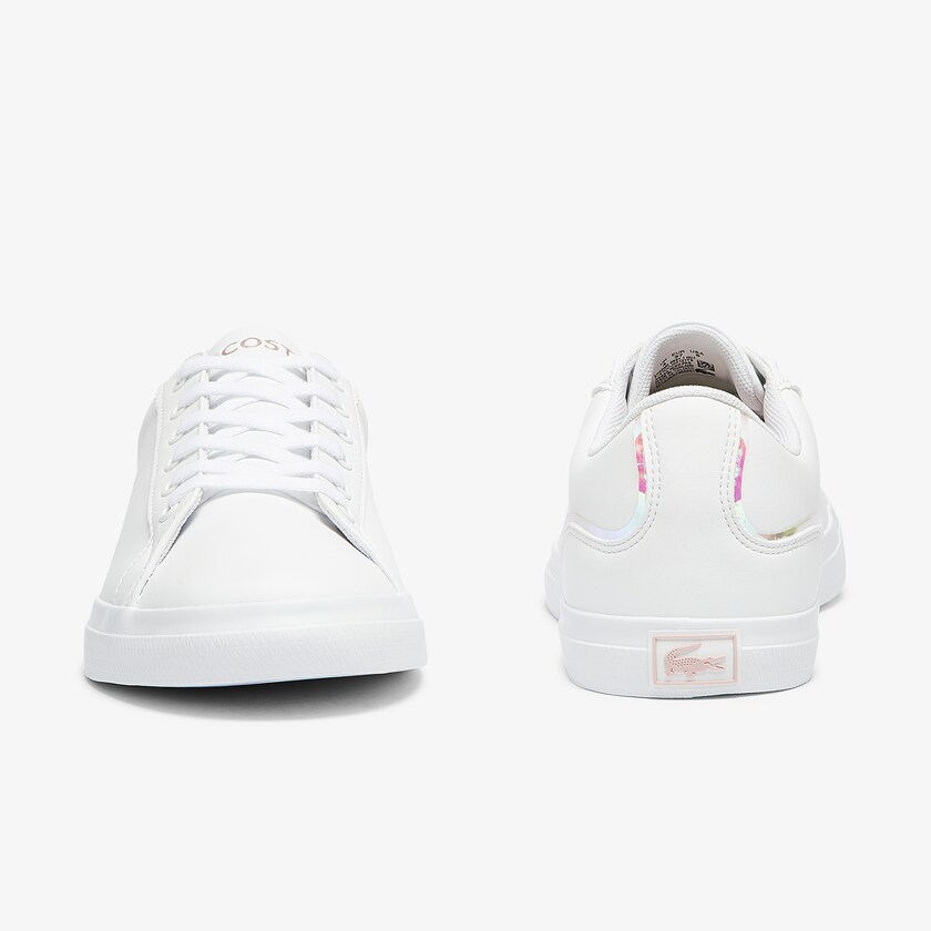 Sapatilhas Branco Rosa Criança Lacoste Lerond Synthetic Iridescent HG0-98499Z0