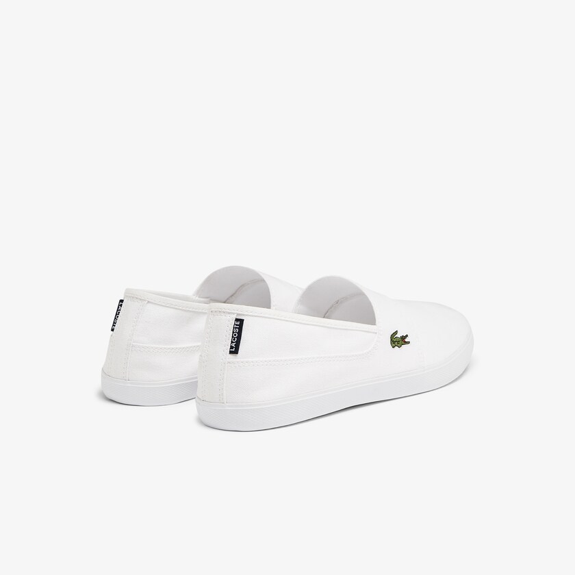 Sapatilhas Branco Masculino Lacoste Marice Canvas Slip-ons QM6-23742O3