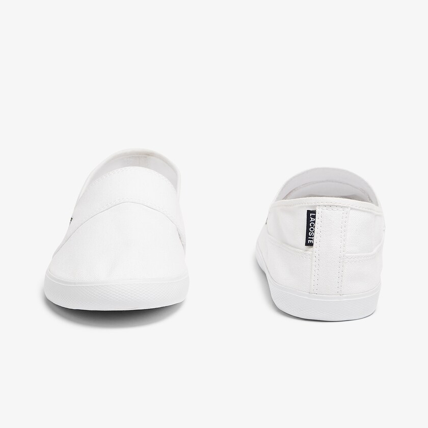 Sapatilhas Branco Masculino Lacoste Marice Canvas Slip-ons QM6-23742O3