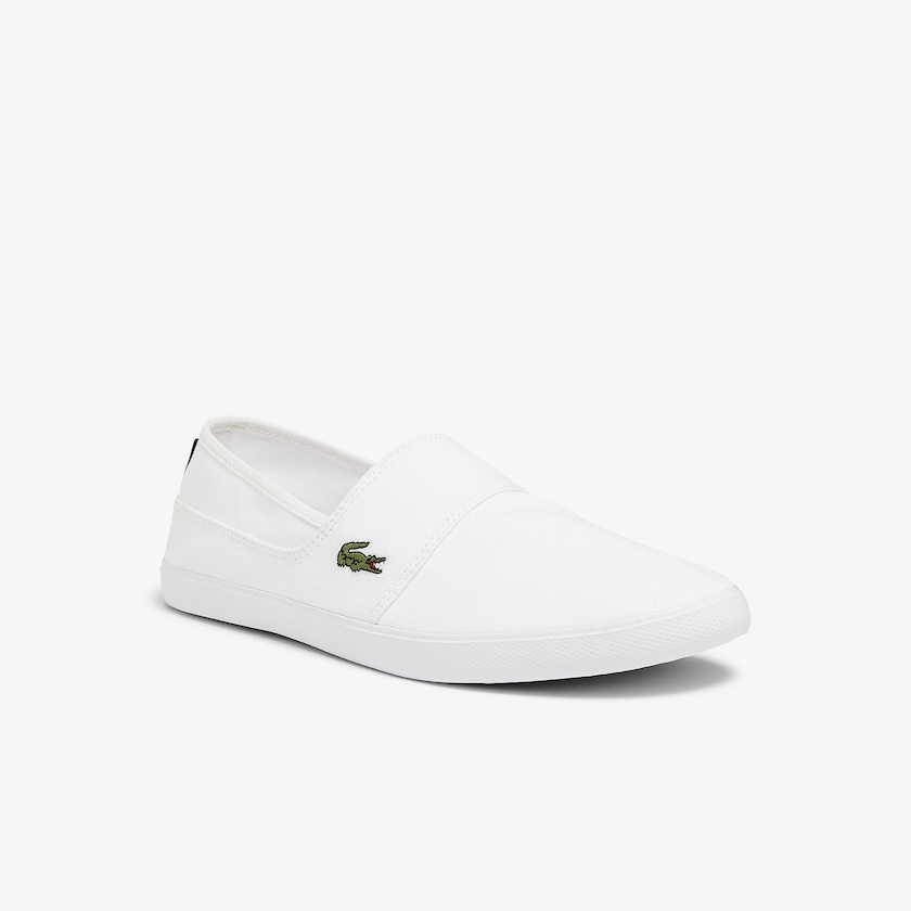Sapatilhas Branco Masculino Lacoste Marice Canvas Slip-ons QM6-23742O3