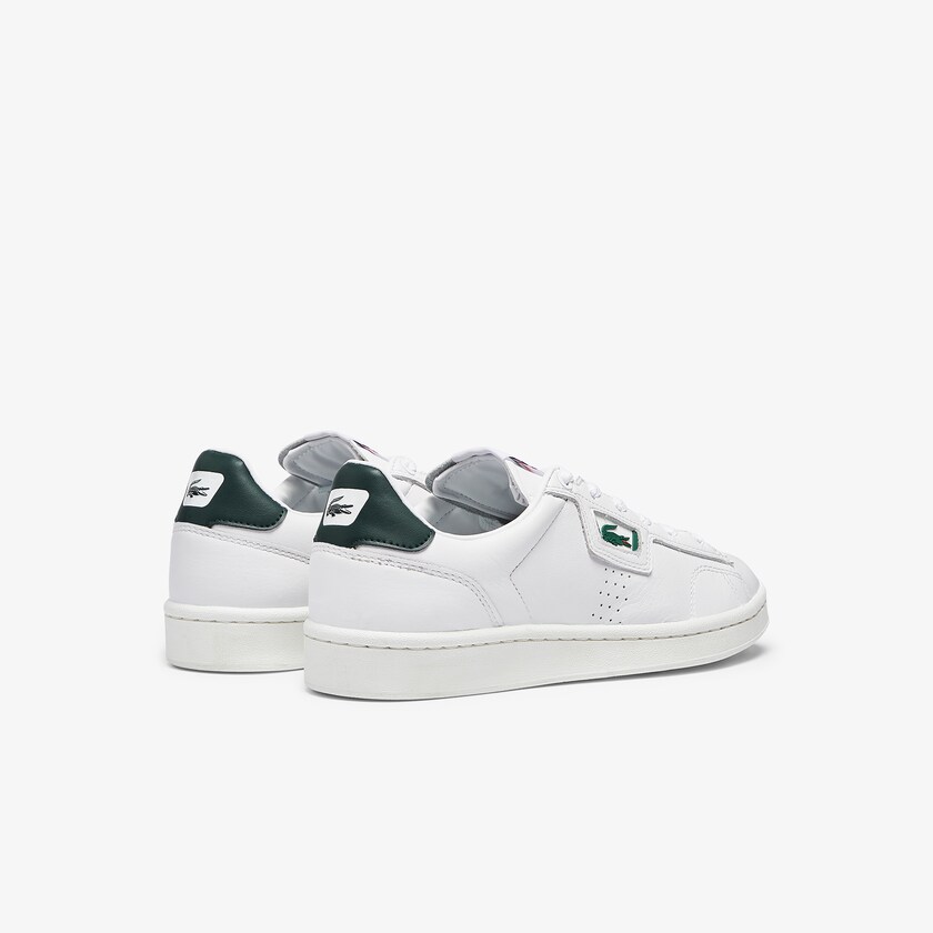 Sapatilhas Branco Verdes Escuro Feminino Lacoste Masters Classic Leather IM1-68306G4