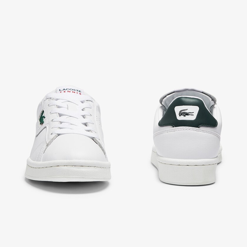 Sapatilhas Branco Verdes Escuro Feminino Lacoste Masters Classic Leather IM1-68306G4