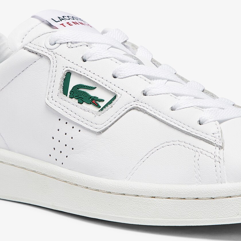 Sapatilhas Branco Verdes Escuro Feminino Lacoste Masters Classic Leather IM1-68306G4