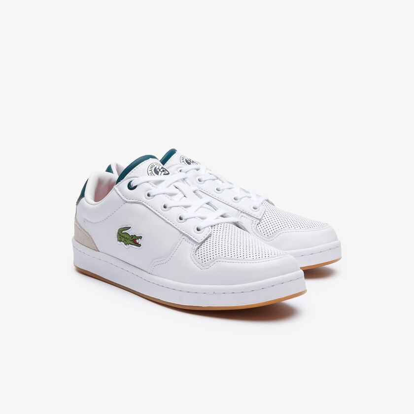 Sapatilhas Branco Feminino Lacoste Masters Cup Roland Garros YT0-91759F6