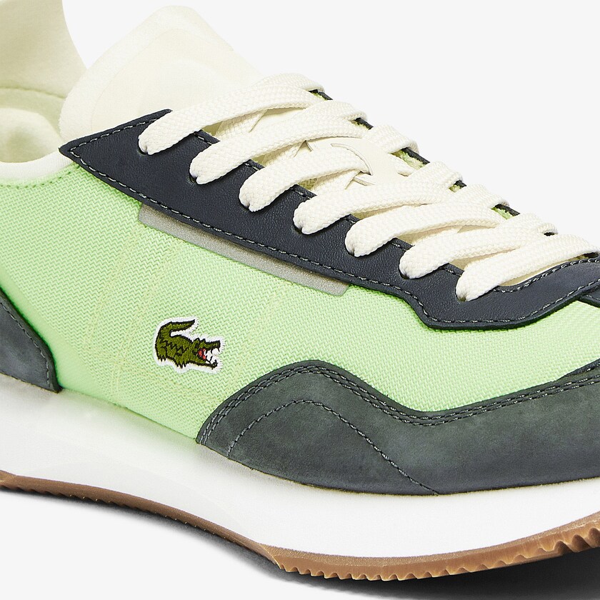 Sapatilhas Verde Oliva Luz Verdes Feminino Lacoste Match Break Textile EY0-80638A9