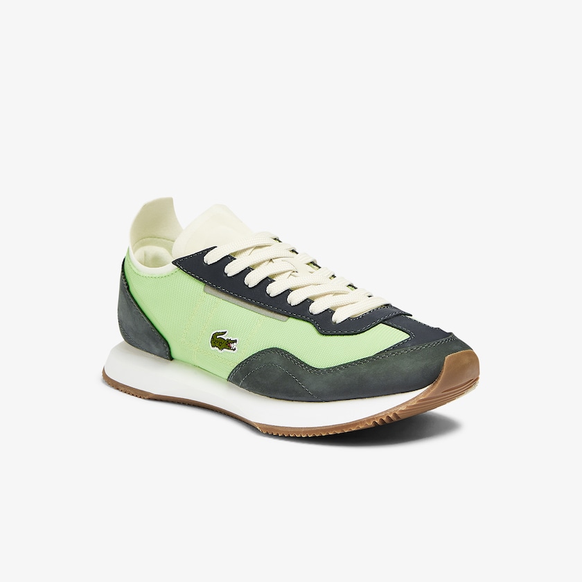 Sapatilhas Verde Oliva Luz Verdes Feminino Lacoste Match Break Textile EY0-80638A9