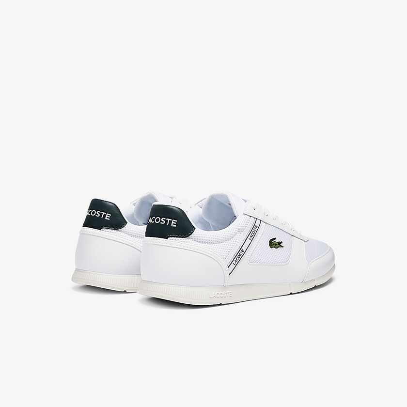 Sapatilhas Branco Masculino Lacoste Menerva Sport Textile and Leather BK3-47444O9