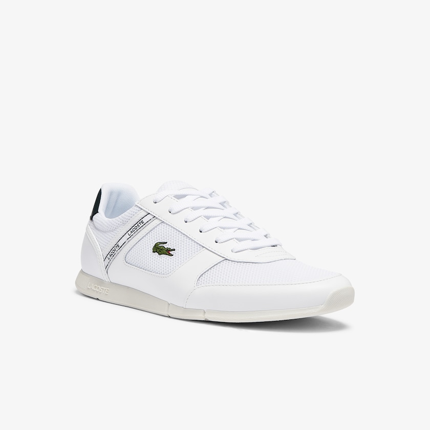 Sapatilhas Branco Masculino Lacoste Menerva Sport Textile and Leather BK3-47444O9