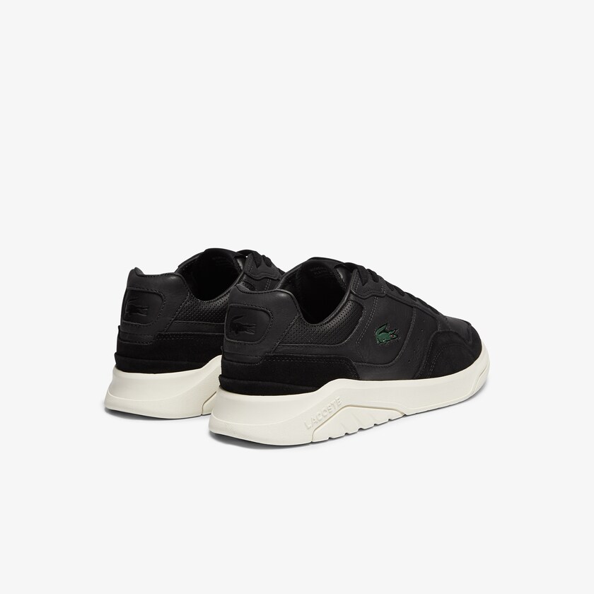 Sapatilhas Pretas Cinzentas Masculino Lacoste Men’s Game Advance Luxe Leather and Suede UD6-01350X3