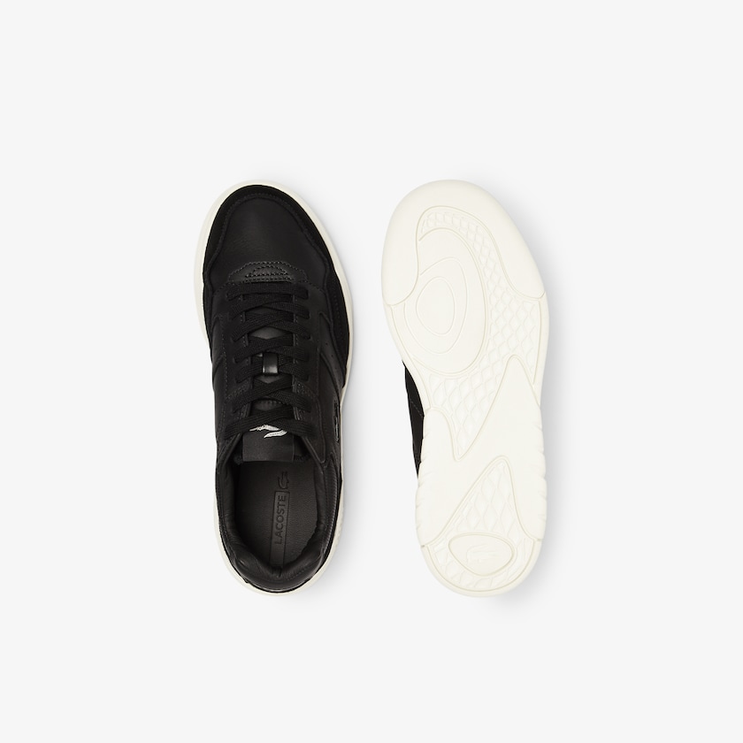 Sapatilhas Pretas Cinzentas Masculino Lacoste Men’s Game Advance Luxe Leather and Suede UD6-01350X3