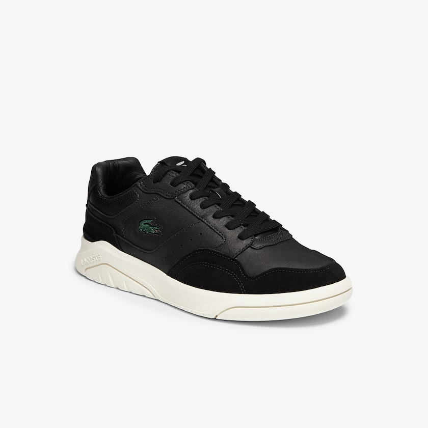 Sapatilhas Pretas Cinzentas Masculino Lacoste Men’s Game Advance Luxe Leather and Suede UD6-01350X3