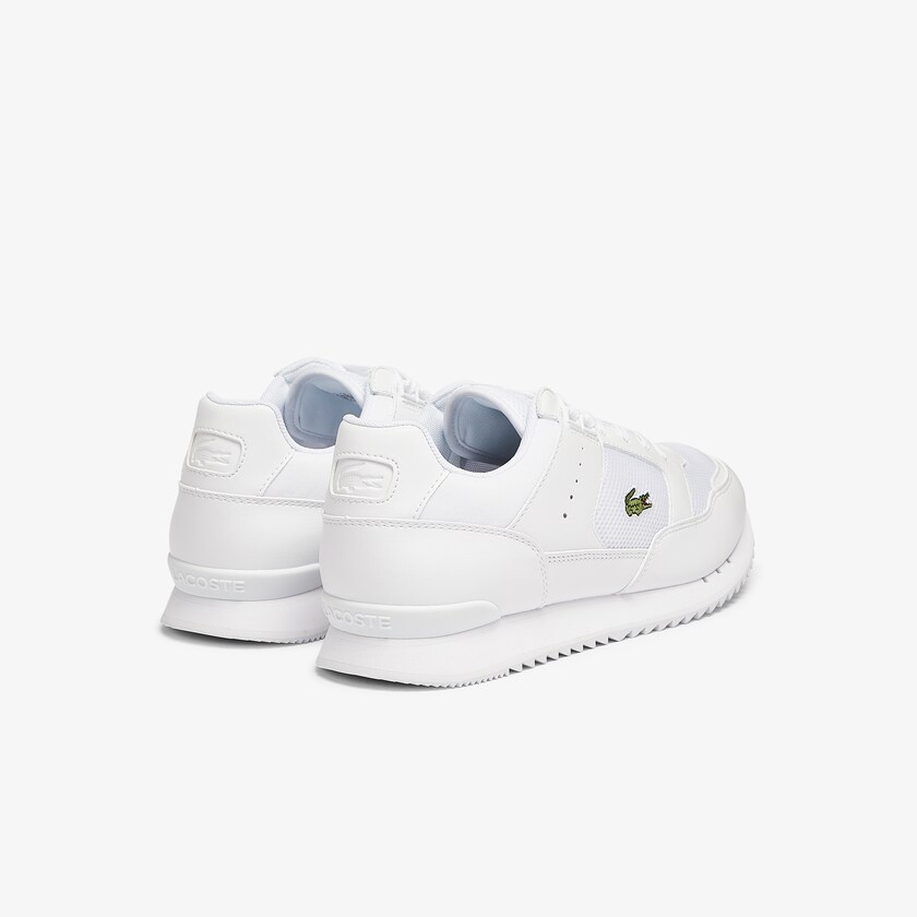 Sapatilhas Branco Masculino Lacoste Partner Piste Textile VN3-91229X8
