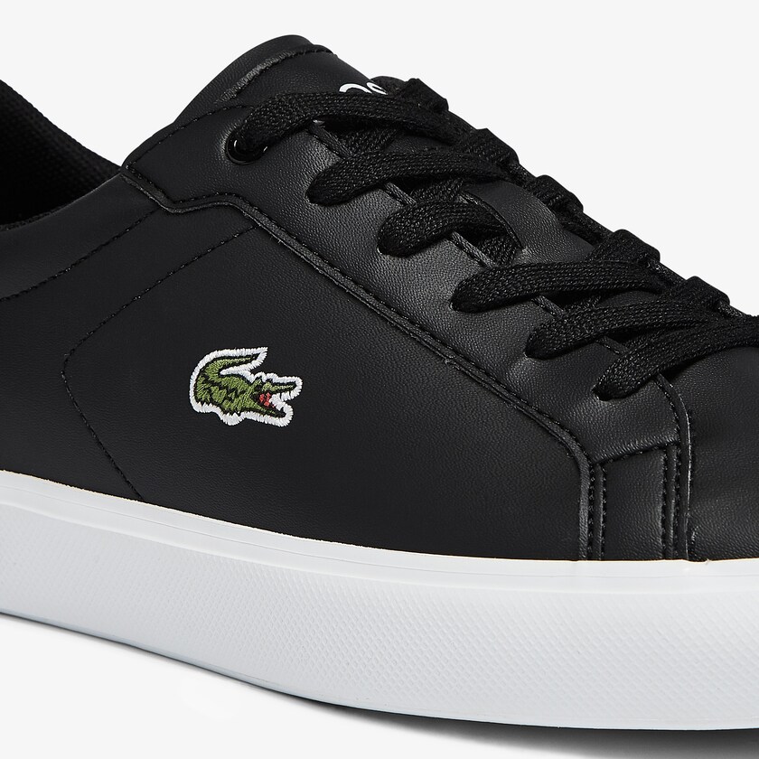 Sapatilhas Pretas Branco Criança Lacoste Powercourt Synthetic ER9-51085J9