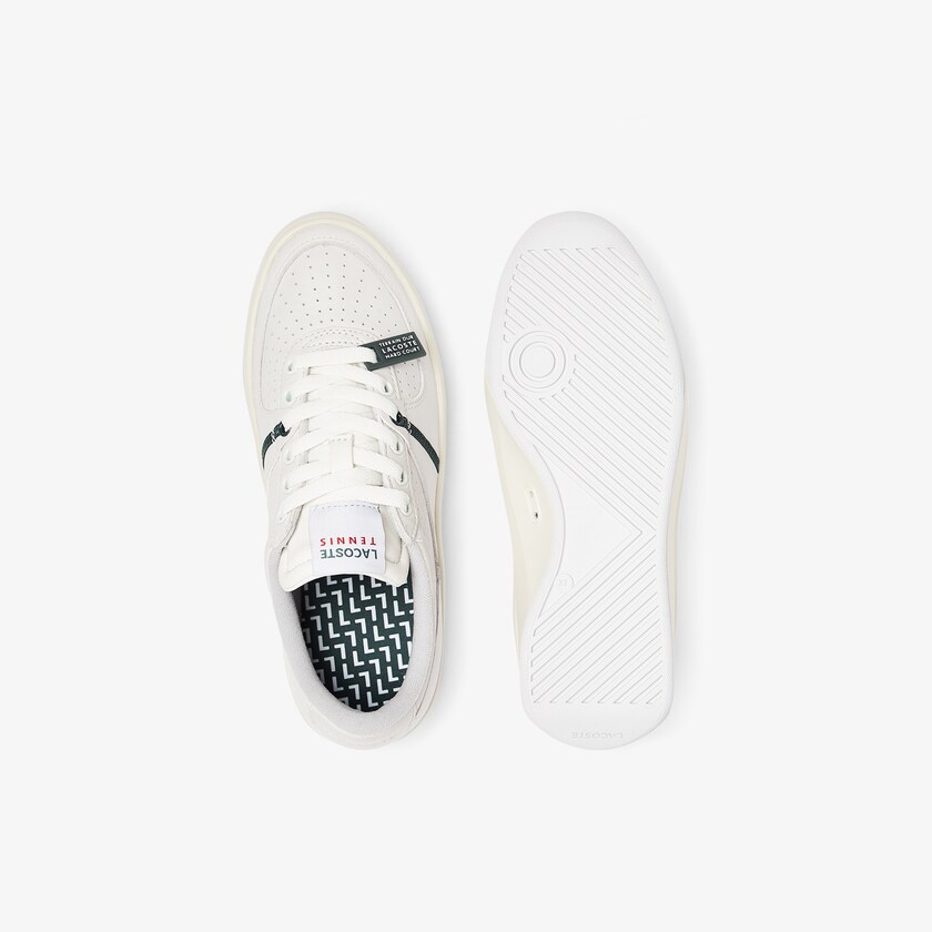 Sapatilhas Branco Bege Feminino Lacoste Quantace Leather QC7-11931R6
