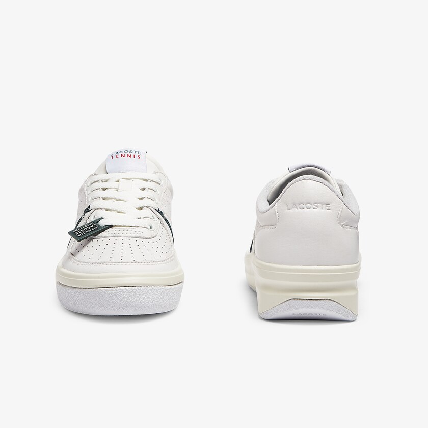 Sapatilhas Branco Bege Feminino Lacoste Quantace Leather QC7-11931R6