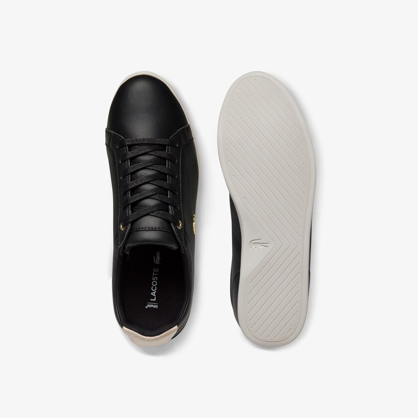 Sapatilhas Pretas Cinzentas Feminino Lacoste Rey Lace Suede FC9-40344A4