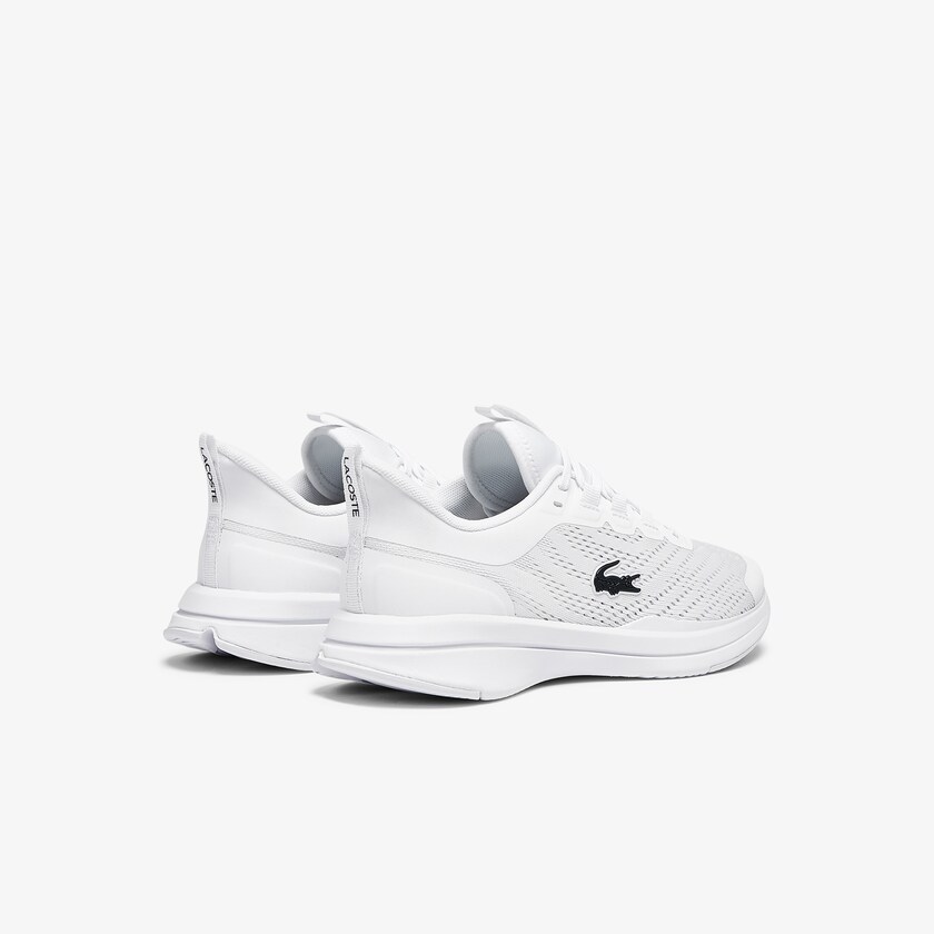Sapatilhas Branco Feminino Lacoste Run Spin Textile CM2-28352P6