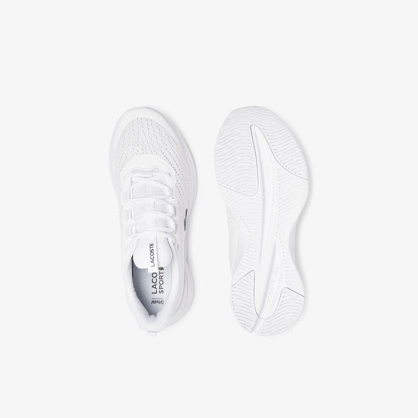 Sapatilhas Branco Feminino Lacoste Run Spin Textile CM2-28352P6